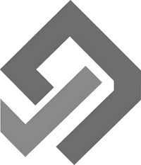 Минималистичный серый логотип компании Йес Биткоин, партнера образовательного проекта FinAge по криптоинвестициям